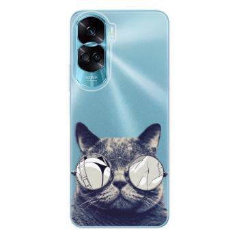 Odolné silikonové pouzdro iSaprio - Crazy Cat 01 - Honor 90 Lite 5G