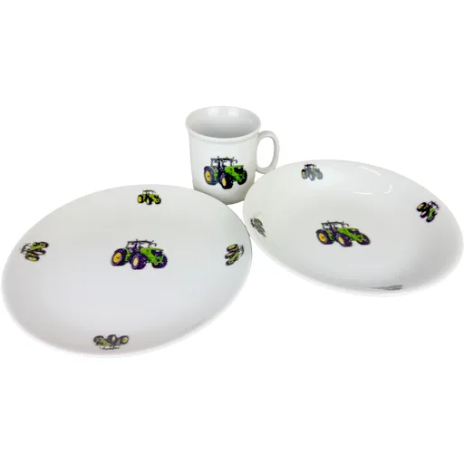 Thun talíř+miska+hrnek dětský NOVÝ TRAKTOR