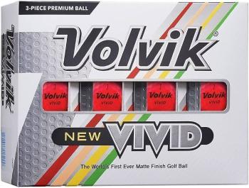 Volvik Vivid 2022 Pink Golfové míčky