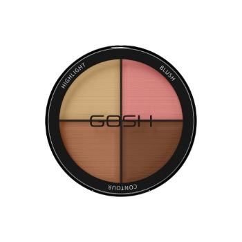 GOSH COPENHAGEN CONTOUR´N´STROBE KIT konturovací a rozjasňující paletka - 002 Medium