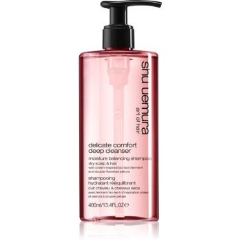 Shu Uemura Deep Cleanser Delicate Comfort hidratáló sampon száraz hajra 400 ml