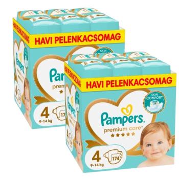 Pampers Premium Care havi Pelenkacsomag 9-14kg Maxi 4 (348db)