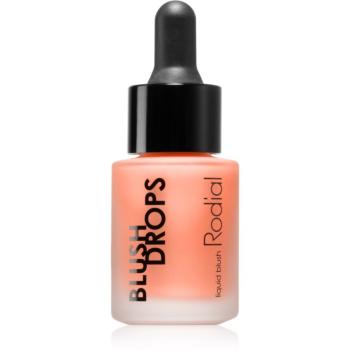 Rodial Blush Drops tekutá tvářenka a lesk na rty dodávající hydrataci a lesk odstín Apricot Sorbet 15 ml