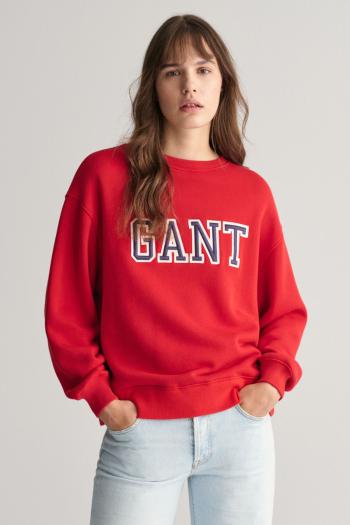 MIKINA GANT LOGO C-NECK SWEAT RUBY RED