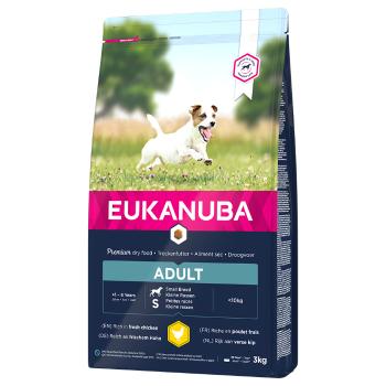 3kg Eukanuba Adult Small Breed csirke száraz kutyatáp