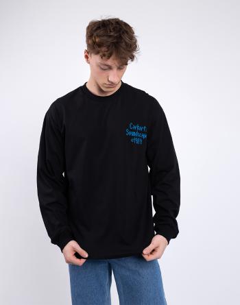 Carhartt WIP L/S Soundface T-Shirt Black S