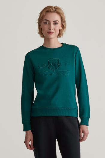 MIKINA GANT REG TONAL SHIELD C-NECK SWEAT DEEP FOREST