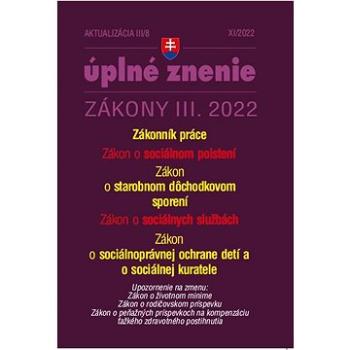 Aktualizácia III/8 2022 – Zákonník práce (9772730035119)