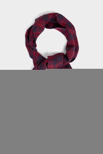 ŠÁLA GANT CHECK WOVEN SCARF PLUMPED RED