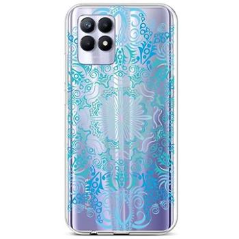 TopQ Kryt Realme 8i silikon Blue Mandala 69854 (Sun-69854)