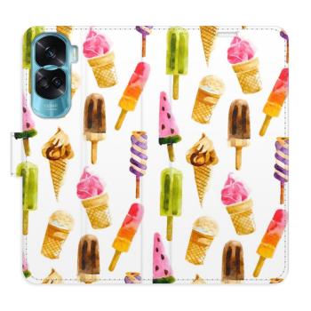 Flipové pouzdro iSaprio - Ice Cream Pattern - Honor 90 Lite 5G