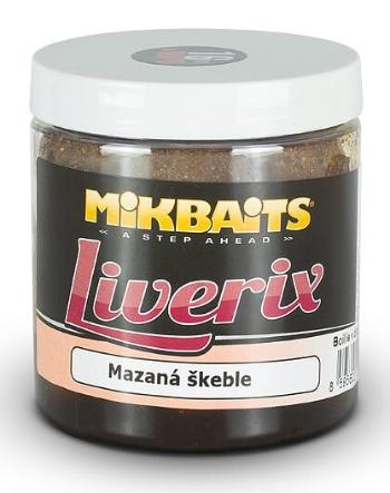 Mikbaits liverix boilie v dipu mazaná škeble 250 g - 24 mm