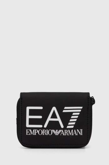 Peněženka EA7 Emporio Armani černá barva, 3R910.245055