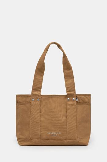 Bavlněná kabelka The North Face Circular Cotton Tote hnědá barva, NF0A88TN1731