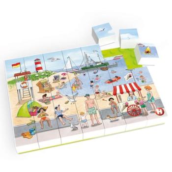 HUBELINO® Puzzle Na staveništi (35 dílků)