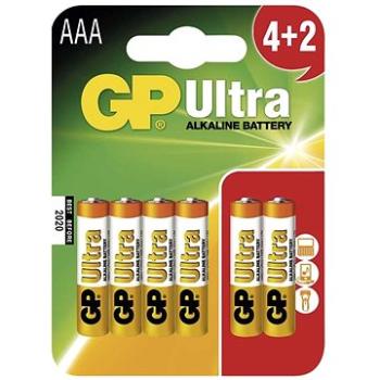 GP Ultra Alkaline LR03 (AAA) 4+2ks v blistru (1014119012)