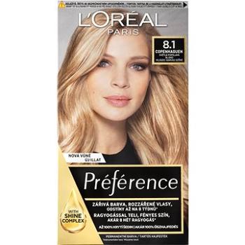 L'ORÉAL PARIS Préférence 8.1 Copenhaguen Světlá popelavá blond (3600523923687)