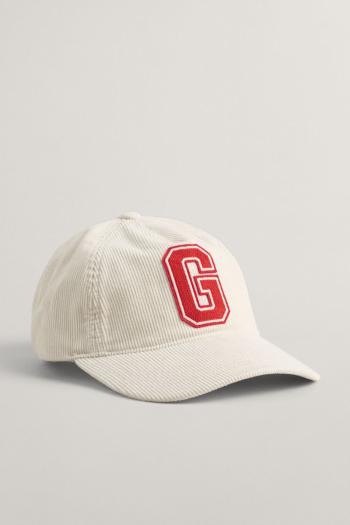 KŠILTOVKA GANT G BADGE CORD CAP CREAM