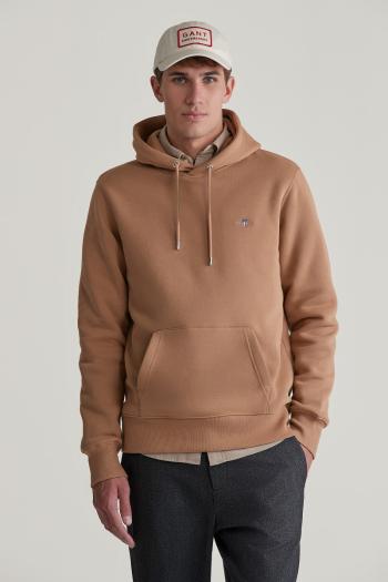 MIKINA GANT REG SHIELD HOODIE WARM KHAKI