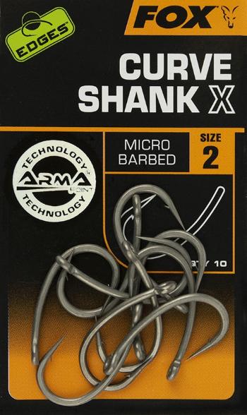 Fox Háčky Edges Curve Shank X Hooks 10ks - vel.2