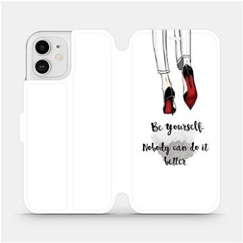 Flipové pouzdro na mobil Apple iPhone 12 - M046P Be yourself (5903516373918)