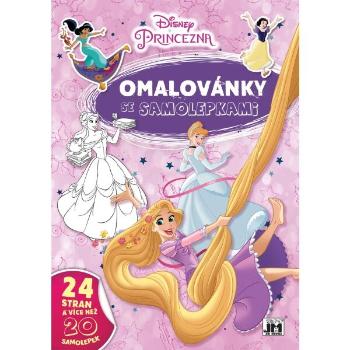 Disney A4 PRINCEZNY Omalovánky se samolepkami, mix, velikost