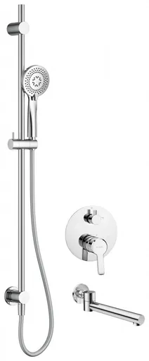 DEANTE Arnika páková baterie +sprchový set podomítkový, s vanovou hubicí NAC_09QA