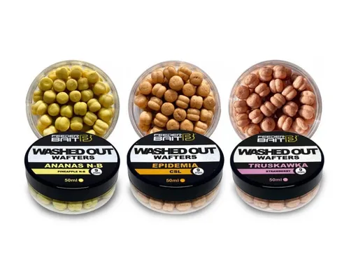 FeederBaits Nástraha Washed Out Wafters 9mm 50ml,FeederBaits Nástraha Washed Out Wafters 9mm 50ml