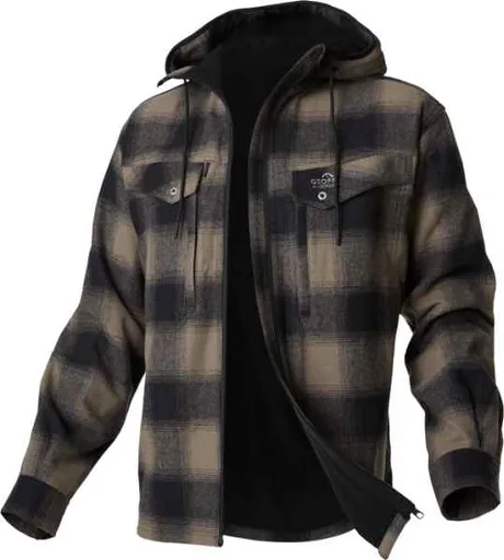 Geoff anderson zateplená bunda ezmar2+ zelená s kapucí - s