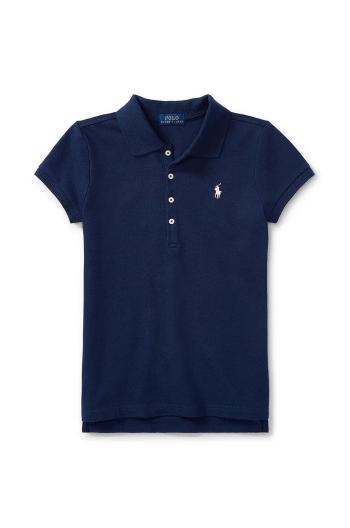 Dětské tričko Polo Ralph Lauren tmavomodrá barva, s límečkem, 313573242008