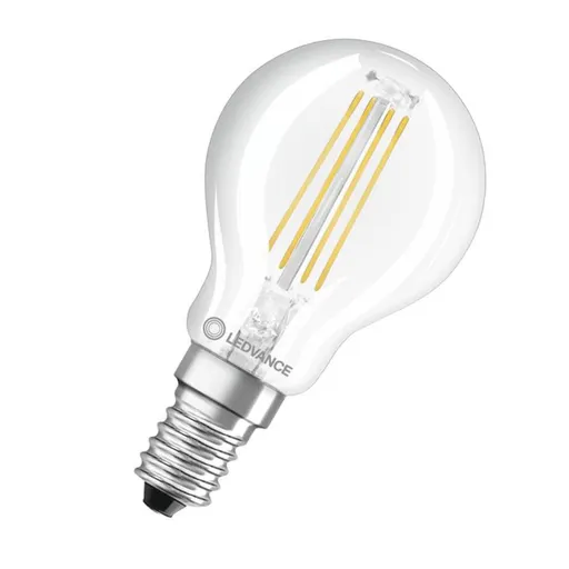 LEDVANCE LED Classic P 40 Filament V 4W 827 čirá E14 4099854497810