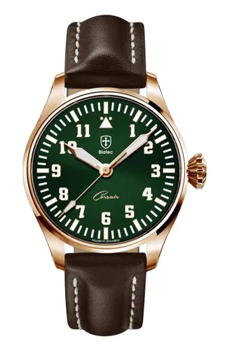 Biatec Corsair Vintage 04 - Tmavě hnědý kožený řemínek