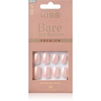 KISS Bare But Better Premium umělé nehty Mocha 30 ks