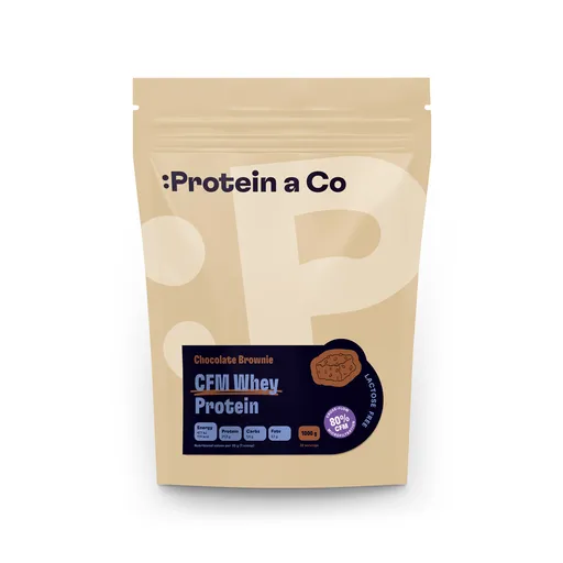 Protein a Co Bezlaktózový CFM Whey, 1kg Chocolate brownie