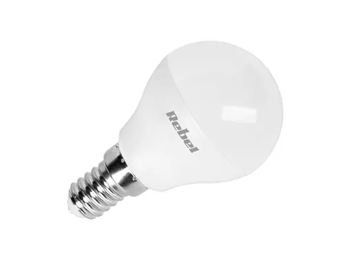 Žárovka LED E14 8W G45 bílá přírodní REBEL ZAR0520-1