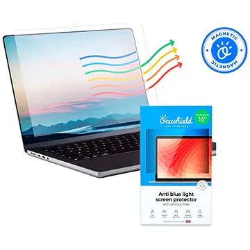 Ocushield privátní fólie s blue-light fitrem pro MacBook Pro 16" 2021