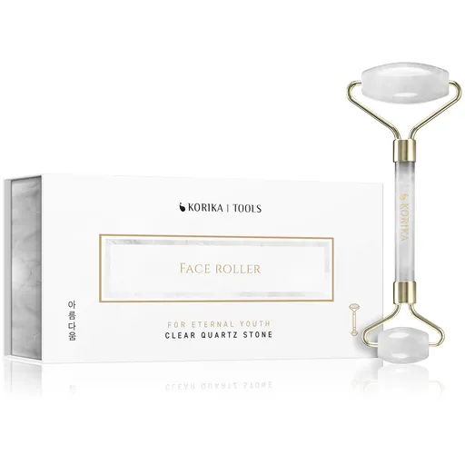 KORIKA Masážní váleček na obličej z čistého křemene (Face Roller)