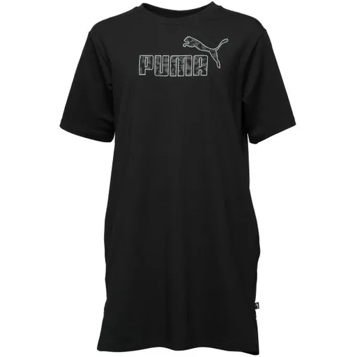Puma ESSENTIALS LOGO DRESS TR Dámské šaty, černá, velikost