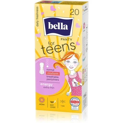 BELLA For Teens Energy slipové vložky pro dívky 20 ks