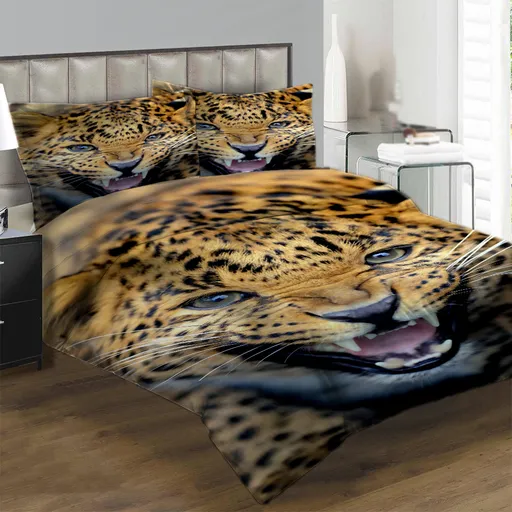 IMPAR Povlečení Gepardí řev 200x140 cm (Rozměr : 1x150/200 + 1x60/50)