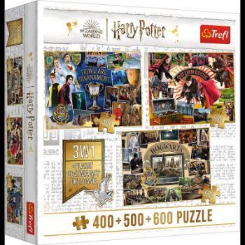 Puzzle Harry Potter Tournament 3v1 400 + 500 + 600 dílků