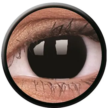 ColourVue Crazy - Blackout, jednodenní, nedioptrické, 2 čočky (9555644825652)