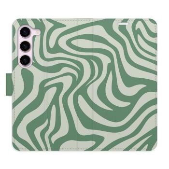 Flipové pouzdro iSaprio - Zebra Green 02 - Samsung Galaxy S23 5G