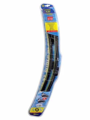 Compass Stěrače FLAT DOUBLE (D19) 610 + 480 mm, OCT II