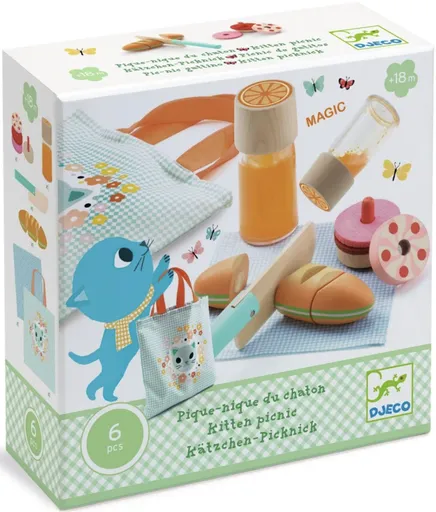 Jídelní set - Piknik s koťátkem