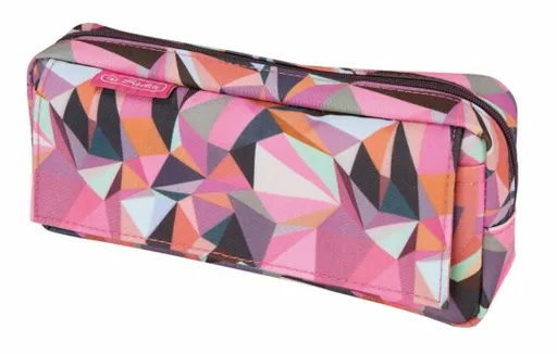 Pouzdro 2 kapsy Wild Animals, růžové