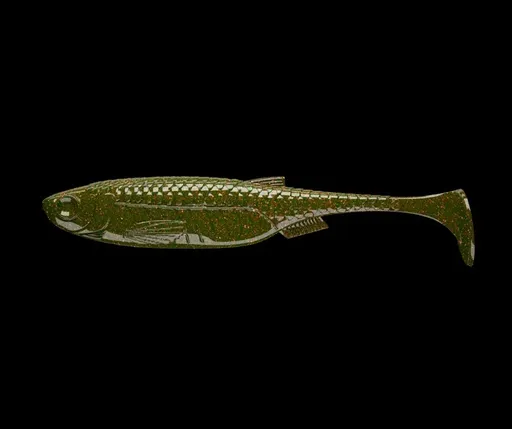 Libra Lures Gumová nástraha Kraken Shad 3″ 8ks - Motor Oil Green 032,Libra Lures Gumová nástraha Kraken Shad 3″ 8ks - Motor Oil Green 032