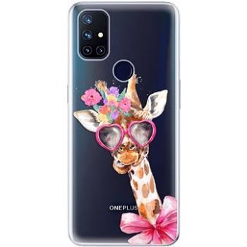 iSaprio Lady Giraffe pro OnePlus Nord N10 5G (ladgir-TPU3-OPn10)