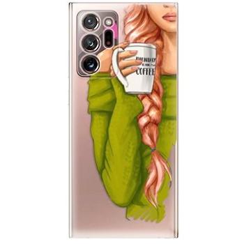 iSaprio My Coffe and Redhead Girl pro Samsung Galaxy Note 20 Ultra (coffread-TPU3_GN20u)