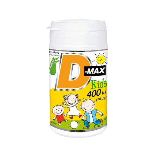 Vitabalans D-Max Kids 400 IU 90 žvýkacích tablet